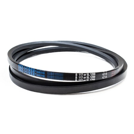 D&D B117/5L1200 Classical V-Belt, 120 in Outside Length, 21/32 in Top Width, 1 Ribs B117/5L1200